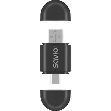 TR-17 transmisor de audio inalámbrico USB 10 m Negro