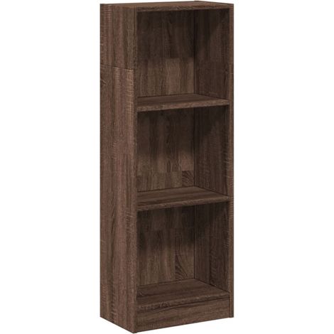 Maison Exclusive - Bücherregal Braun Eichen-Optik 40x24x109 cm Ho
