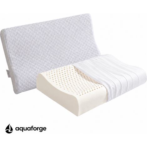 Almofada Cervical Ergonómica Látex Respirável 50 x 30 x 7 cm (1/5)