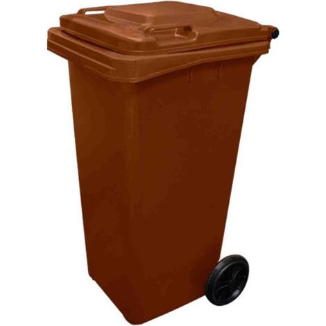 Contenedor de Basura Reciclables de Colores con Ruedas 240L