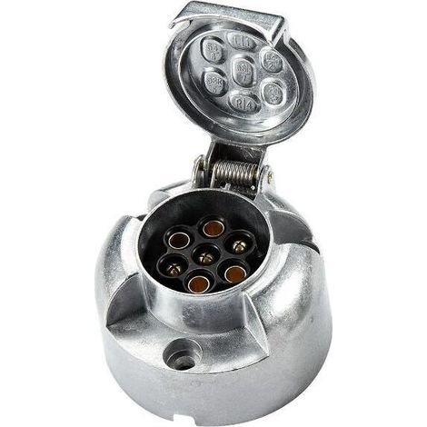 Prise remorque metal femelle 7 broches (1/2)