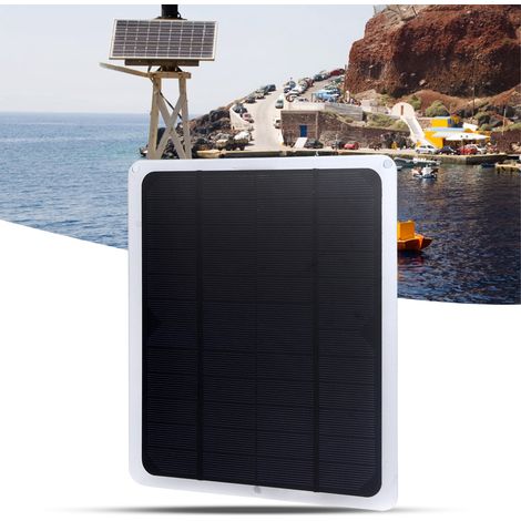 Panneau solaire monocristallin en silicium de 10 W, panneau photovoltaïque pour petit ventilateur USB (1/5)