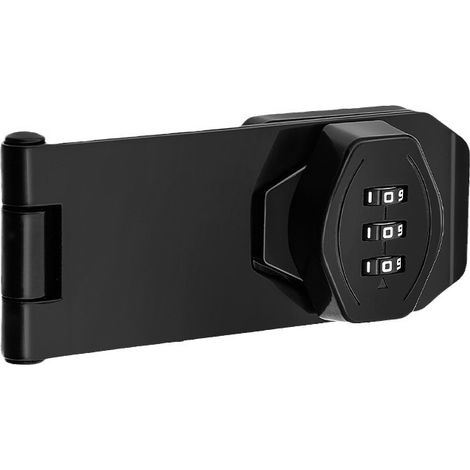 Lntyq Türschloss, 151 mm abschließbarer Türschnäpper, Türschnäpper mit digitalem Code, Fallenschloss zum Verriegeln von Türen, Schränken und Kisten, Garten (1/5)