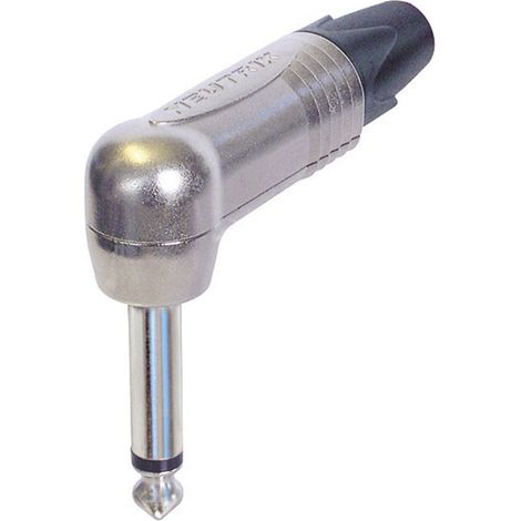 Neutrik NP2RX Klinken-Steckverbinder 6.35 mm Stecker, gewinkelt Polzahl: 2 Mono Silber 1 St.