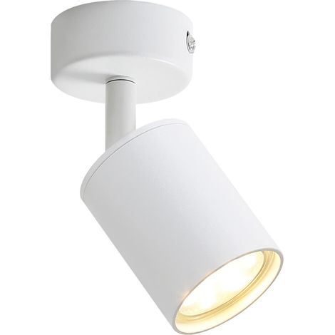 ZMH Plafonnier -Spot plafond - GU10 - L 135 mm - blanc - Moderne - éclairage intérieur - Salon I Chambre I Cuisine I Salle à manger - sans ampoules (1/5)