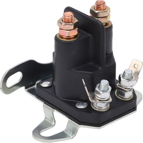 Relé solenoide de arranque Zerodis de 12 V, bobinas de latón, alta potencia para cortacéspedes, vehículos todo terreno y vehículos utilitarios. (1/5)