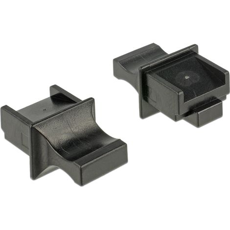 Delock Cubierta contra Polvo para RJ45 hembra con agarre. 10 piezas en negro