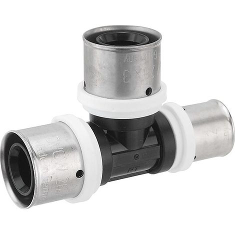 Pressfitting-T-Stück PPSU - reduziert - 26 x 3,0 - 26 x 3,0 - 20 x 2,0 mm für MV-Rohr