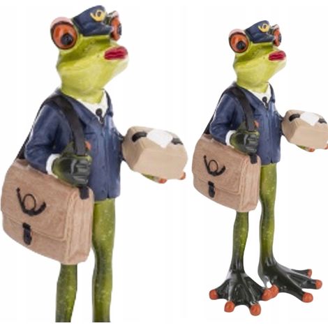 Froschfigur, Postbotengeschenk, Dekoration, Ornament (1/5)