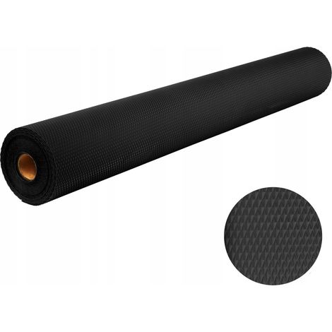TAPPETINO PROTETTIVO PER CASSETTI E ARMADI 50x1,5 M NERO (1/5)
