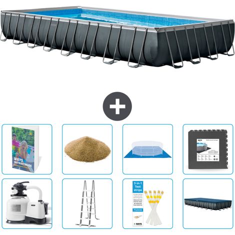 Ultra XTR Pool Rechteckig - 975x488x132 cm - 9-teilig S528