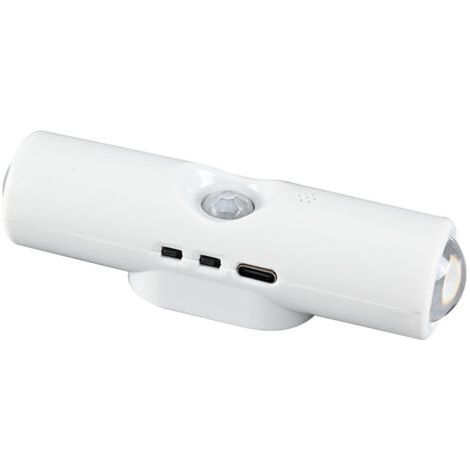 Intelligente Wandleuchte mit Bewegungsmelder und Magnethalterung, wiederaufladbares USB-LED-Nachtlicht für Schlafzimmer, Flur, Treppe und Schrank, einfache Installation RGB (1/5)