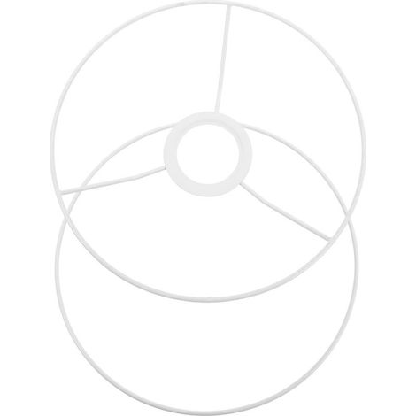 Leuchtenrahmen – Weiße Epoxidringe – Durchmesser 15 cm – E14-Fassung – Für Pendel- oder Deckenleuchten – 1 Stück (1/5)