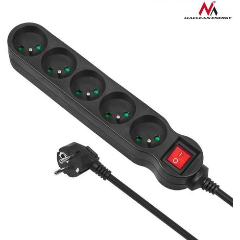 Regleta maclean mce183 2300 W 5 enchufes