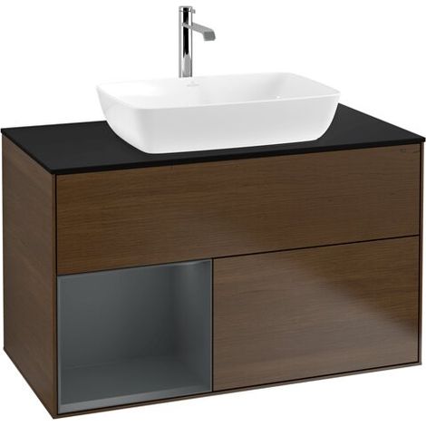 Villeroy & Boch G772HGGN Armoire sous lavabo Finion G77 (1/2)