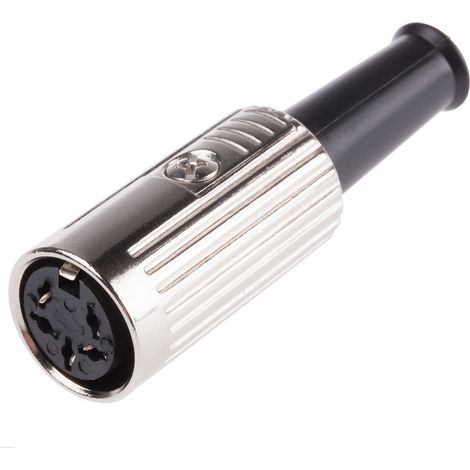 Connecteur DIN RS PRO, 5 contacts, Femelle, Montage sur câble ( Prix pour Paquet de 5 )