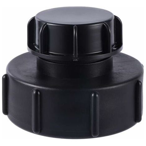 IBC adapter S100x8 → S60x6 (coarse thread) with cap, compatible with IBC tanks, rainwater harvesting, taps, irrigation (1/5)