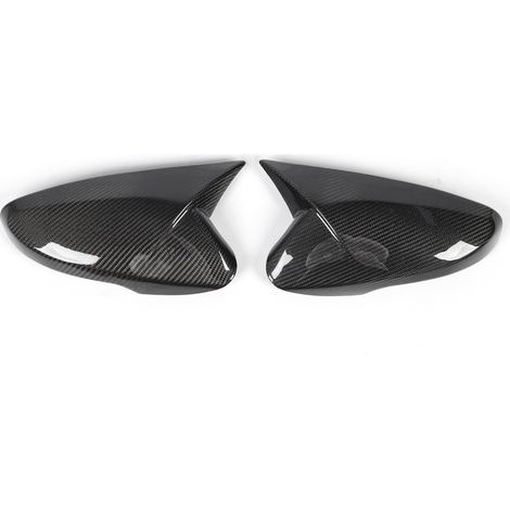 Calotte per specchietti laterali in fibra di carbonio, 2 pezzi, elevata protezione, antigraffio, per Veloster dal 2012 al 2017. (1/5)