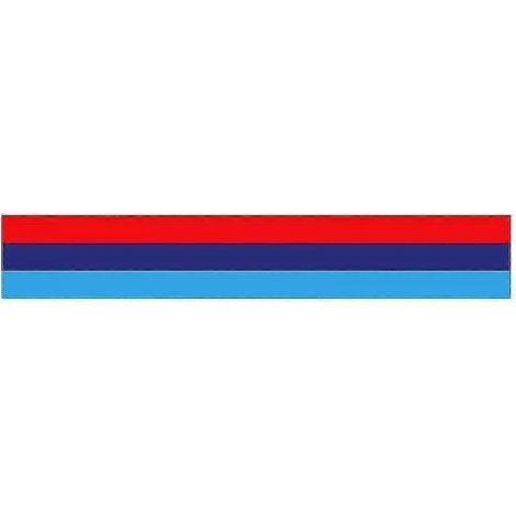 118x6 Autocollant vinyle à rayures de couleur M pour capot de voiture BMW, calandre, aile, capot, toit, bas de caisse, carrosserie, coffre, décoration extérieure (1/4)