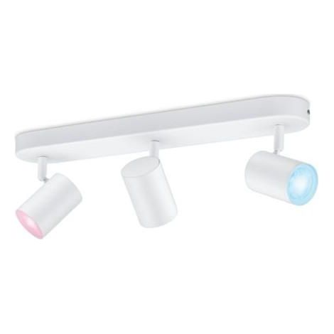 WIZ IMAGEO WIZ SPOTS 3X5W W 27-65K TW 871951455179400 PLAFONNIER LED 15 W BLANC CHAUD BLANC (1/5)