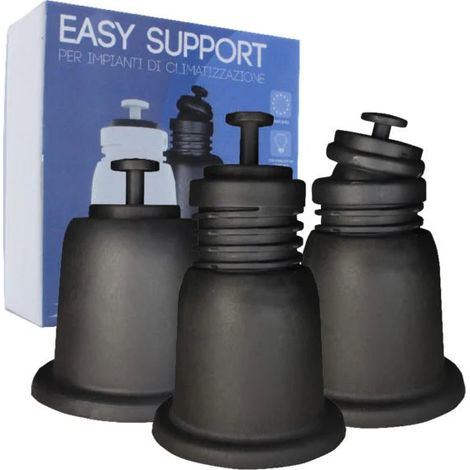 Kit supporti antivibrante base ⌀100 mm regolabili in altezza da un minimo di 100 mm fino a 130 mm (1/2)