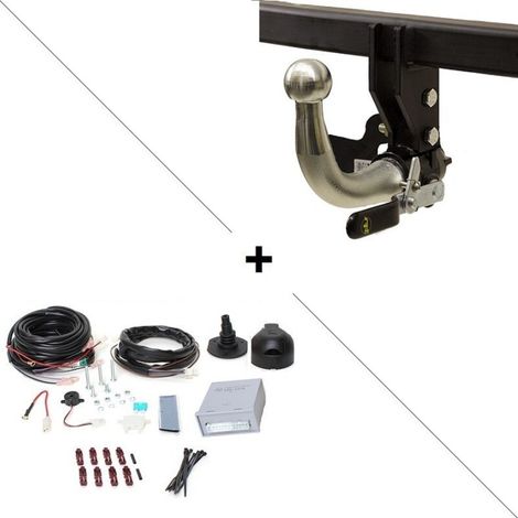 Attelage Ford Ecosport sans roue de secours (09/15-10/17) RDSOH + faisceau universel 7 broches + boitier électronique (1/2)