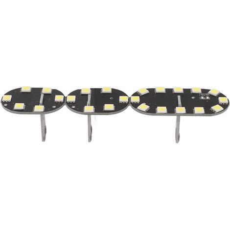 Lampe de lecture LED pour intérieur de voiture, 3 pièces, 8000lm, 12V, 5W, lumière blanche de remplacement pour Nissan Qashqai 2007 + (1/5)