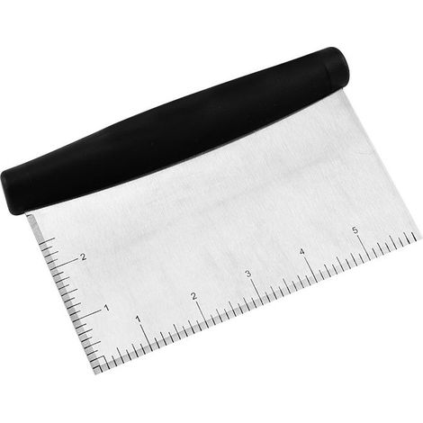 Grattoir à gril en acier inoxydable – Idéal pour couper la pâte pour le pain et la pizza – Outil de cuisine polyvalent pour les grills à dessus plat – Qualité professionnelle (1/5)