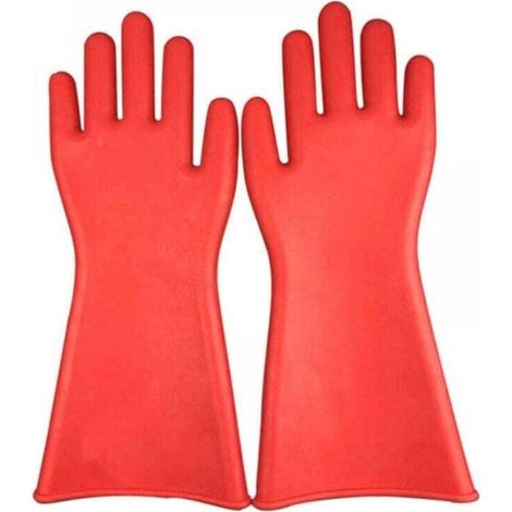 Gants d'électricien, gants isolants électriques, gants isolants en caoutchouc 12 kV, gants isolants pour électriciens (1/3)