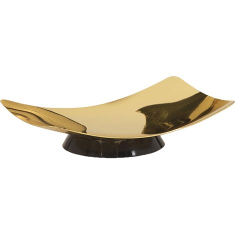 PORTASAPONE ELETTRA 11X8XH2CM INOX COLOR ORO. (1/5)