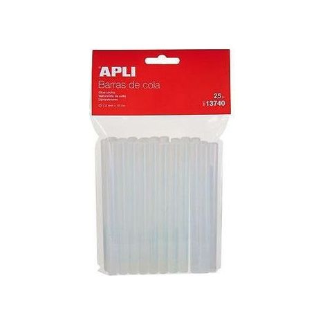 Bâtons de colle pour pistolet à colle - Recharge de colle 20 cm - 25 unités - Apli