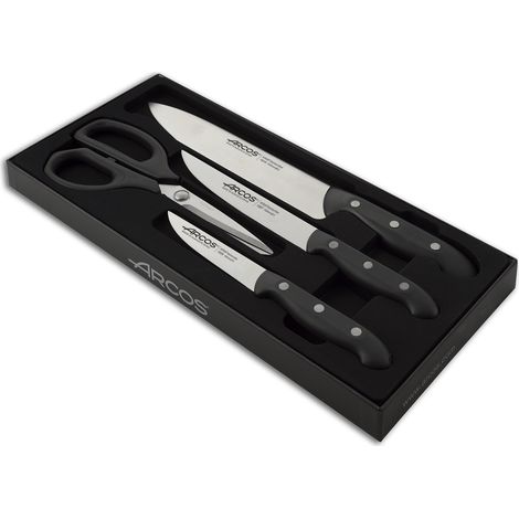 Küchenmesser-Set Arcos Maitre d'oeuvre 152600 Edelstahl Nitrum und mango 4-teilige Polypropylen-Geschenkbox (1/5)