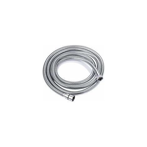 Flexible Shower Hose - 3 M - Stainless Steel Outer Layer - Anti-Twist Rotating Connectors - G 1/2 Universal Thread - For All Hand Showers (1/4)