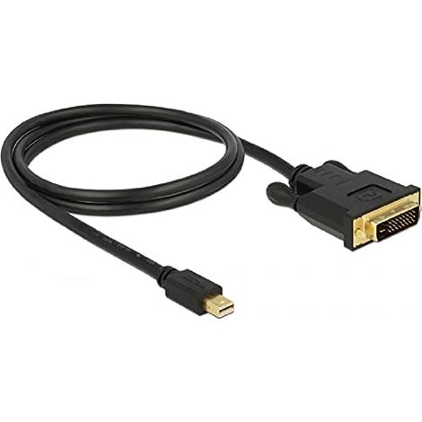 Cavo per schermo - DELOCK - Mini DisplayPort a DVI-D - 1 m - Passivo - Nero (1/2)