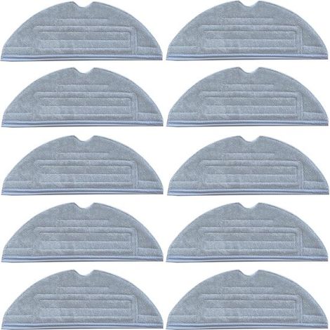Accesorios para aspiradora: cepillo principal, filtro, cepillo lateral, mopa, color gris, paquete de 10 piezas. (1/2)