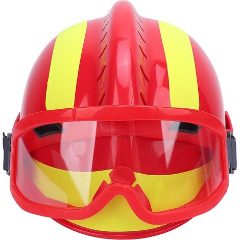 Casque de sauvetage pour travail en hauteur, casque de sécurité avec lampe frontale, ventilation ajourée, pour interventions d'urgence (séisme, incendie, recherche), F2 rouge. (1/5)