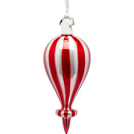 Pendaglio per albero di Natale e "Fuso Righe" da 18 x 7 cm