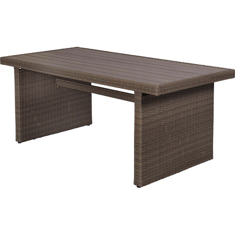 Toskana Tisch 185 x 90 cm Alu/Kunstst.
