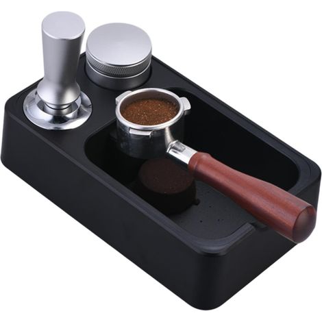 Espressostation, Kaffeefilter-Tamperhalter, Siebträgerständer, Abschlagbox, Organizer für Espressostation (1/5)