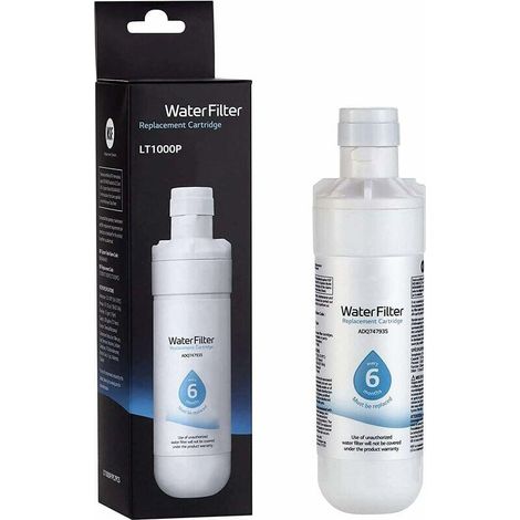 YMYNY LT1000P - Filtre à eau de remplacement pour réfrigérateur de capacité 6 mois / 200 gallons (NSF42, NSF53 et NSF401) ADQ74793501, ADQ75795105 ou AGF80300704, blanc (1/5)