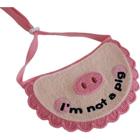 Bandana pour chien cochon, bandana pour chiot, écharpe crochetée, articles de fête (1/4)