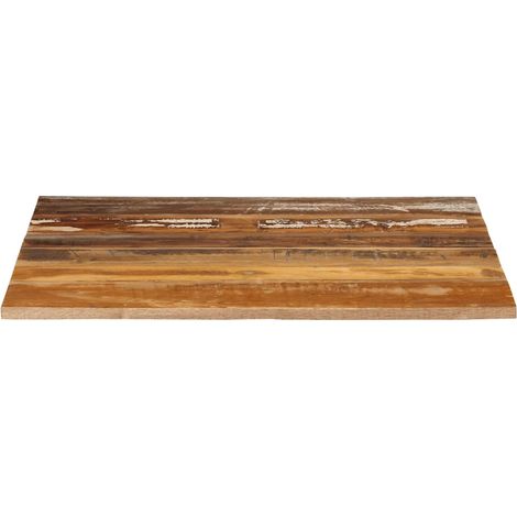 Maison Exclusive - Piano Tavolo Quadrato 70x70 cm 15-16 mm in Legno di Recupero