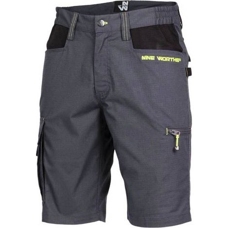 Bermuda de Travail Jack - Taille 54 - Gris - Résistant et Confortable - D-Work