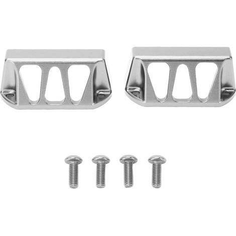 Protecteur De Servo - En Alliage D'aluminium - Pour Voiture Télécommandée 1/10 - Compatible Traxxas E Revo Et Slayer Pro 4x4 - Lot De 2 (1/5)