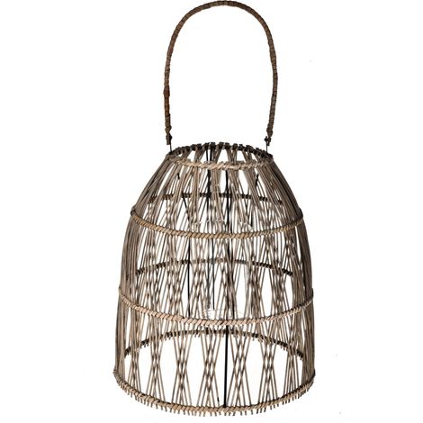 Lanterna in Rattan Intrecciato H H 32 cm (1/5)