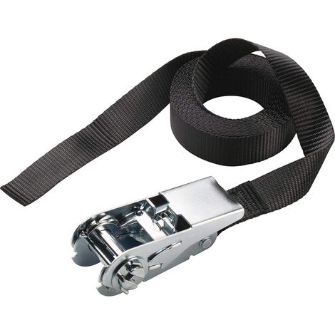 Master Lock 3223EURDAT Cinghia di Fissaggio, Nero, 2.50 m x 25 mm (1/5)