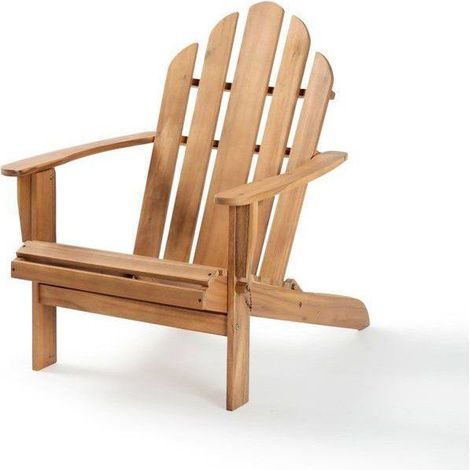 Fauteuil de jardin inclinable en Acacia FSC - 72,5 x 89,5 x H.94 cm (1/5)