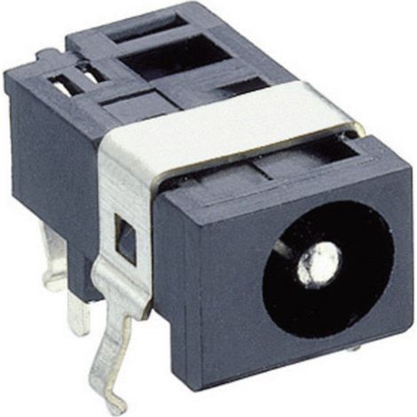 Lumberg 1613 05 Niedervolt-Steckverbinder Buchse, Einbau horizontal  4.4 mm 1.6 mm 1 St.