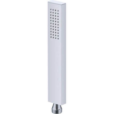 Pommeau de douche à main en laiton Pommeau de douche carré haute pression d'eau Pommeau de douche à fonction unique de luxe Pommeau de douche en silicone Finition chromée (1/5)