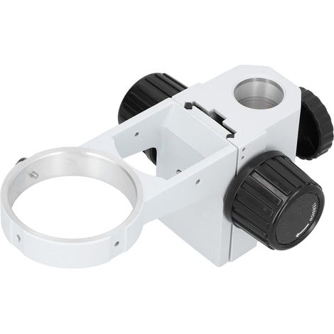 Support de mise au point réglable pour microscope trinoculaire binoculaire stéréo (diamètre de la colonne : 32 mm), diamètre de la colonne : 76 mm (1/5)